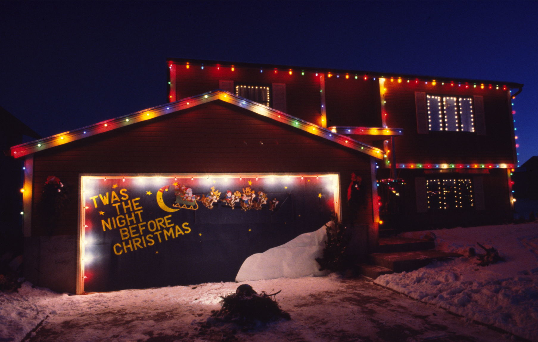 Billings Gazette Christmas light contest winner, 1981